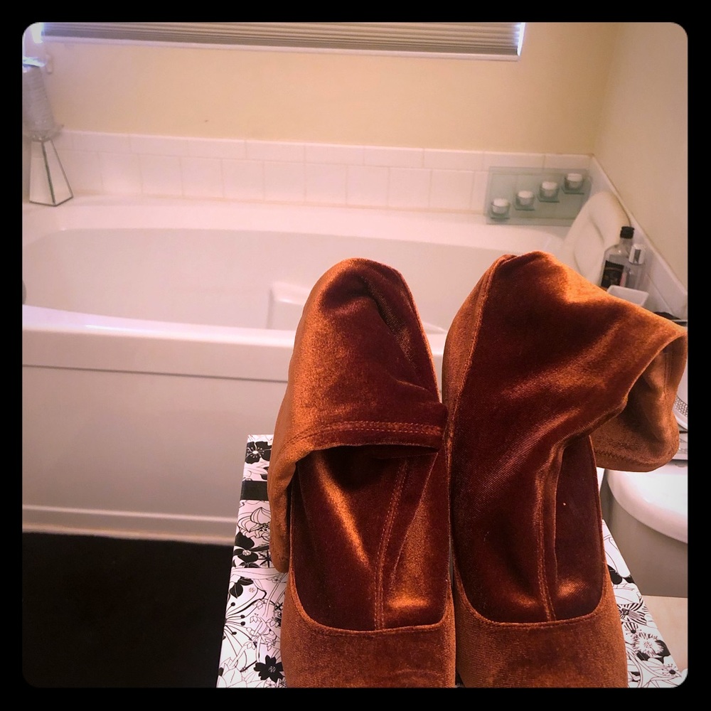 Velvet Bootie